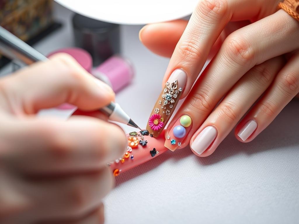 Nail Art 3D ensinada no Curso de Manicure Profissional Faby Cardoso Nail Art 3D ensinada no Curso de Manicure Profissional Faby Cardoso
