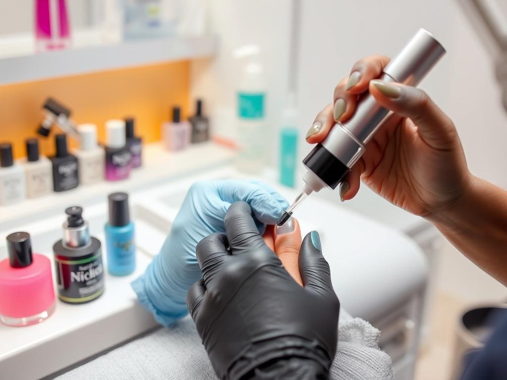 Serviço de blindagem de unhas na Nicrilizz, esmalteria perto de mim em Curitiba Serviço de blindagem de unhas na Nicrilizz, esmalteria perto de mim em Curitiba