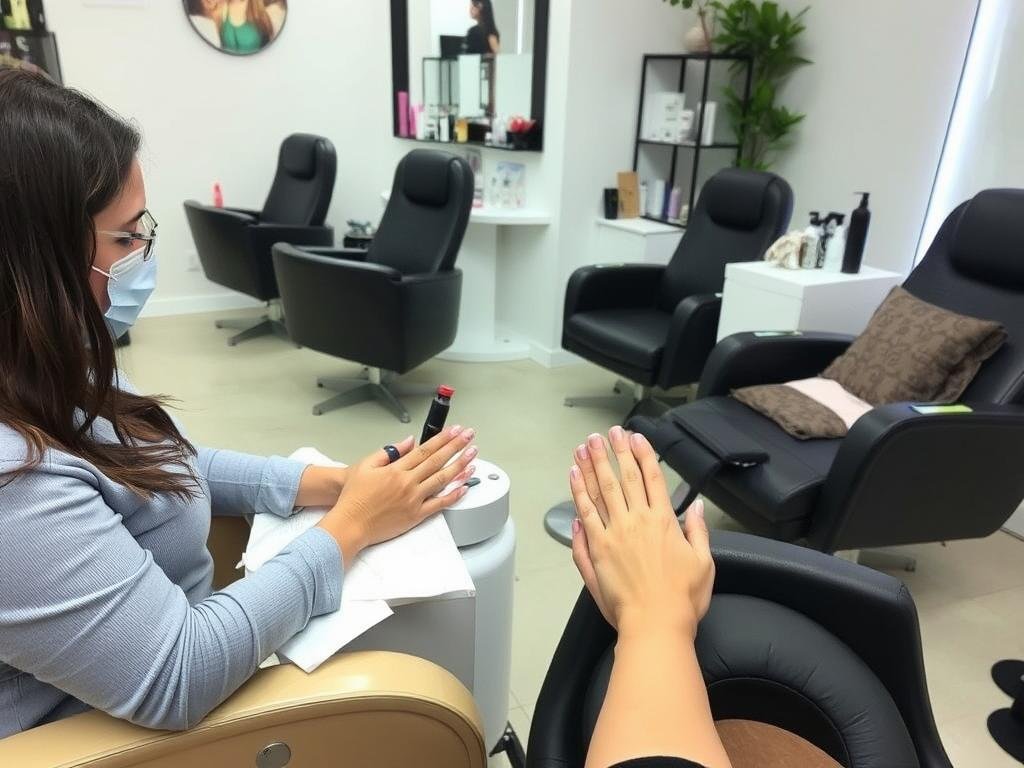 Serviço de manicure e pedicure no Salão Taty Hair, esmalteria perto de mim em Curitiba Serviço de manicure e pedicure no Salão Taty Hair, esmalteria perto de mim em Curitiba