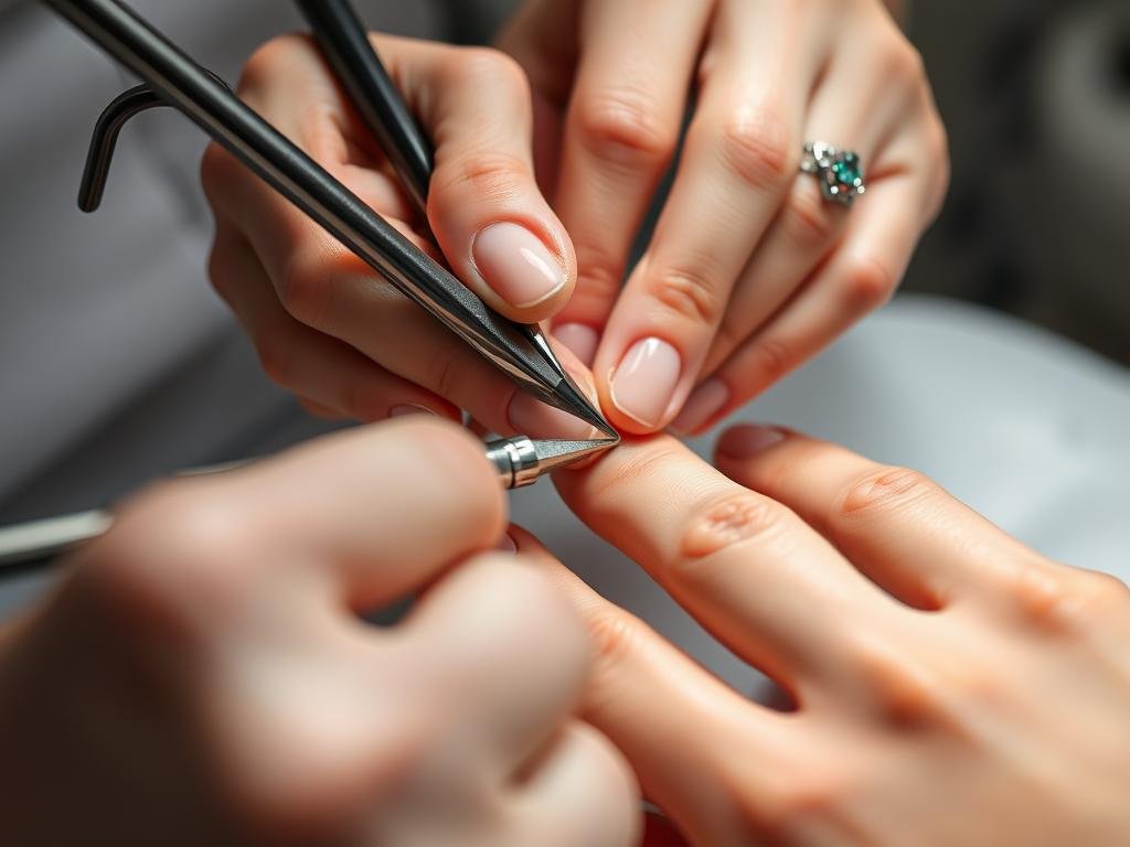 Técnica de Cutilagem Fundinha ensinada no Curso de Manicure Profissional Faby Cardoso Técnica de Cutilagem Fundinha ensinada no Curso de Manicure Profissional Faby Cardoso