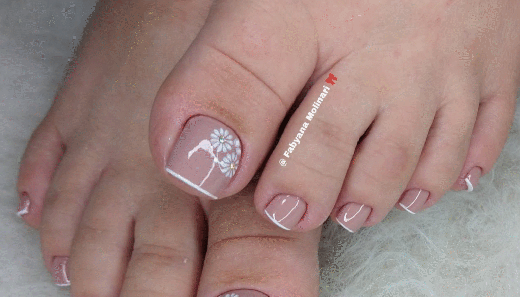 Unhas Decoradas para os Pés